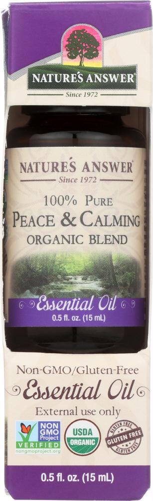 Natures Answer: Calming Relax Organic Essential Oil, 0.5 Oz