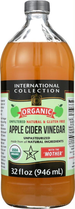 International Collection: Organic Apple Cider Vinegar Mother, 32 Fl Oz