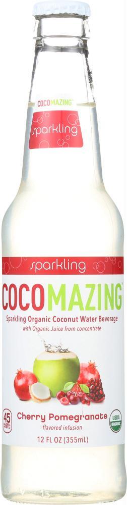 Cocomazing: Water Coconut Sparkling Cherry Pomegranate, 12 Oz