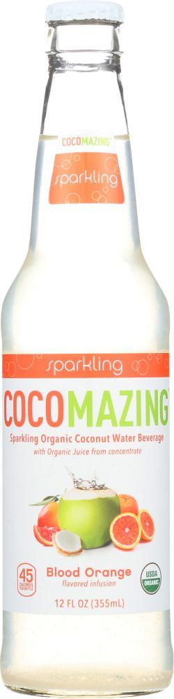 Cocomazing: Water Coconut Sparkling Blood Orange, 12 Oz