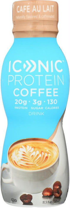 Iconic: Protein Drink Cafe Au Lait, 11.5 Fl Oz