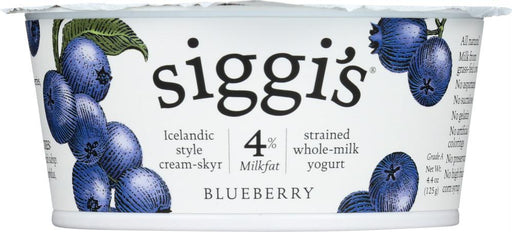 Siggis: Yogurt Blueberry Whl Milk (4.400 Oz)