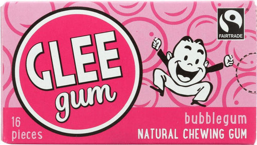 Glee Gum: All Natural Bubble Gum, 16pcs