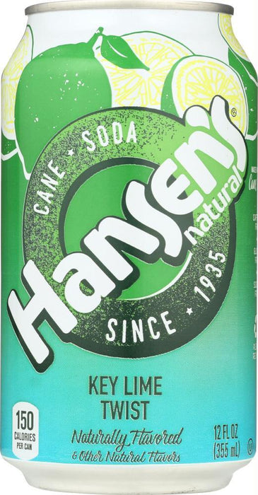 Hansen: Soda Key Lime, 72 Oz