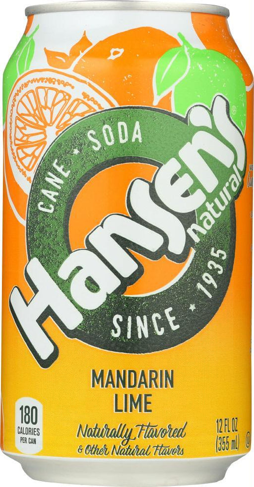 Hansen: Soda Mandarin Lime, 72 Oz