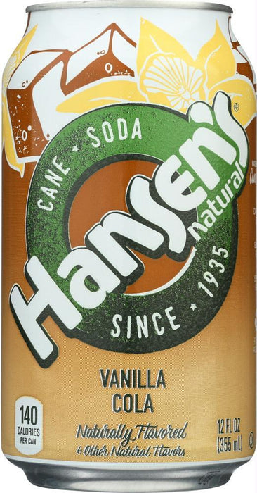 Hansen: Soda Vanilla Cola, 72 Oz