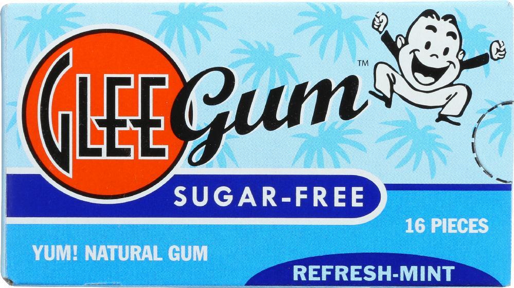 Glee Gum: Sugar Free Refresh Mint Gum, 16 Pc