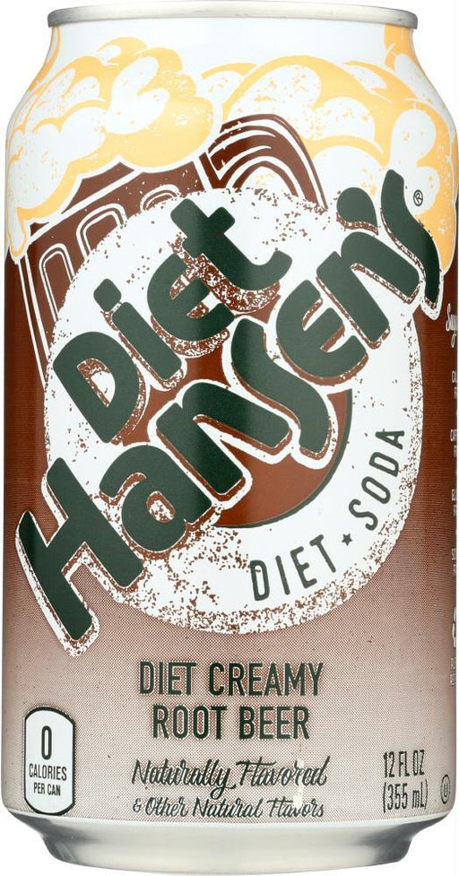 Hansen: Soda Creamy Root Beer Diet, 72 Oz