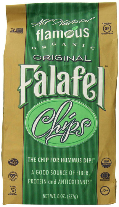 Flamous: Organic Falafel Chips Gluten Free Original, 8 Oz