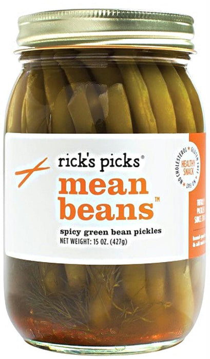 Rick's Picks: Mean Beans Spicy Green Bean Pickle, 15 Oz