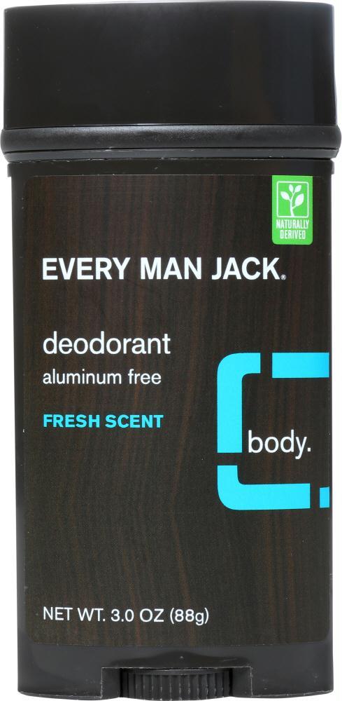 Every Man Jack: Fresh Scent Deodorant, 3 Oz