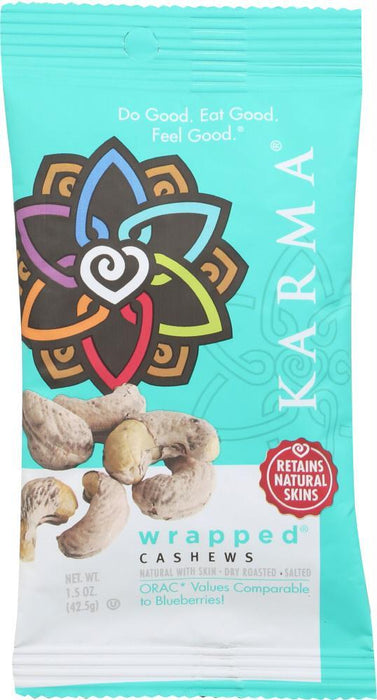 Karma: Wrapped Cashews, 1.5oz