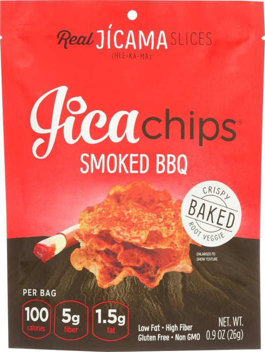 Jica Chips: Chips Jica Smoked Bbq, .9 Oz