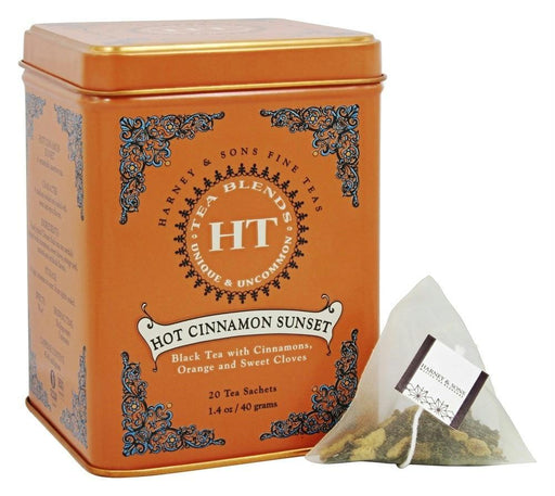 Harney & Sons: Black Tea Hot Cinnamon Sunset 20 Tea Bags, 1.4 Oz