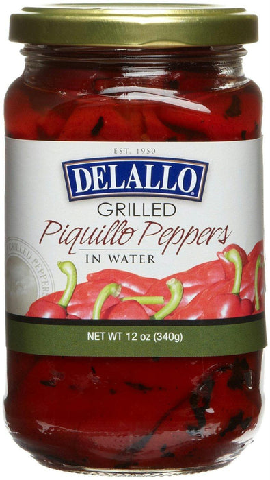 Delallo: Pepper Piquillo Grilled, 12 Oz