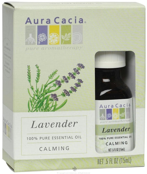 Aura Cacia: 100% Pure Essential Oil Lavender, 0.5 Oz