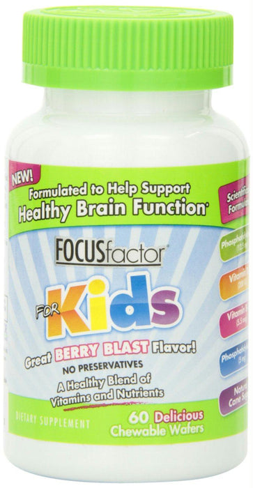 Focus Factor: For Kids Berry Blast, 60 Chewable Wafers