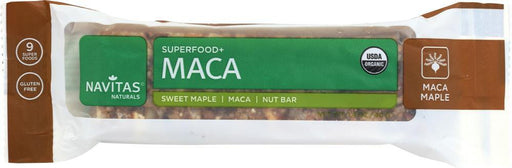 Navitas: Bar Superfood Maca Maple Organic, 1.4 Oz