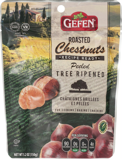 Gefen: Whole Chestnuts Roasted And Peeled, 5.2 Oz