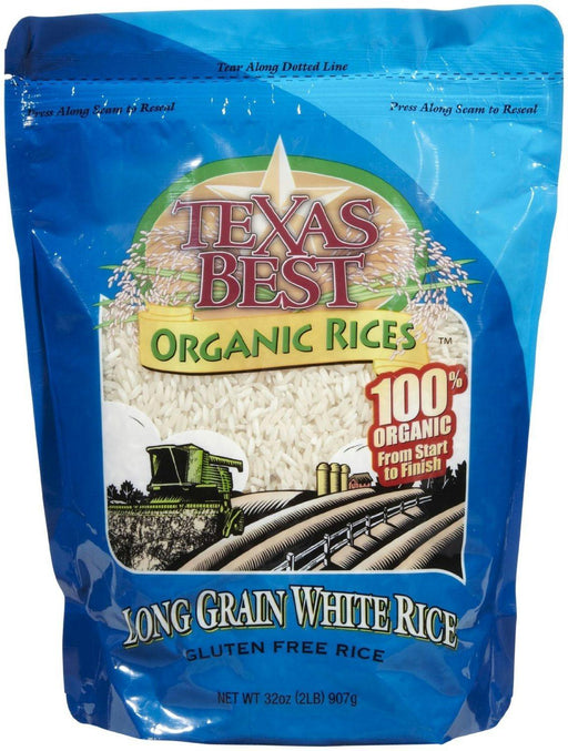 Texas Best: Organic Long Grain White Rice, 32 Oz