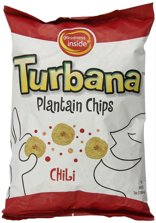 Turbana: Plantain Chips Chili, 7 Oz