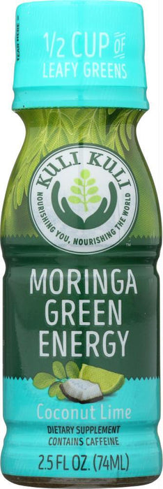 Kuli Kuli Mo: Moringa Green Energy Shot Coconut Lime 2.5 Oz