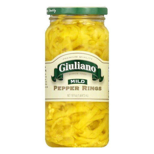 Giuliano: Pepper Rings Mild, 16 Oz