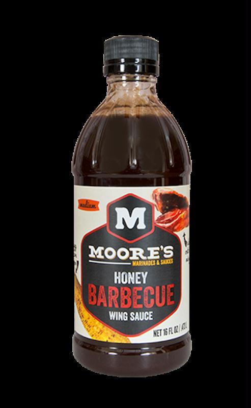 Moore's: Honey Bbq Wing Sauce, 16 Oz