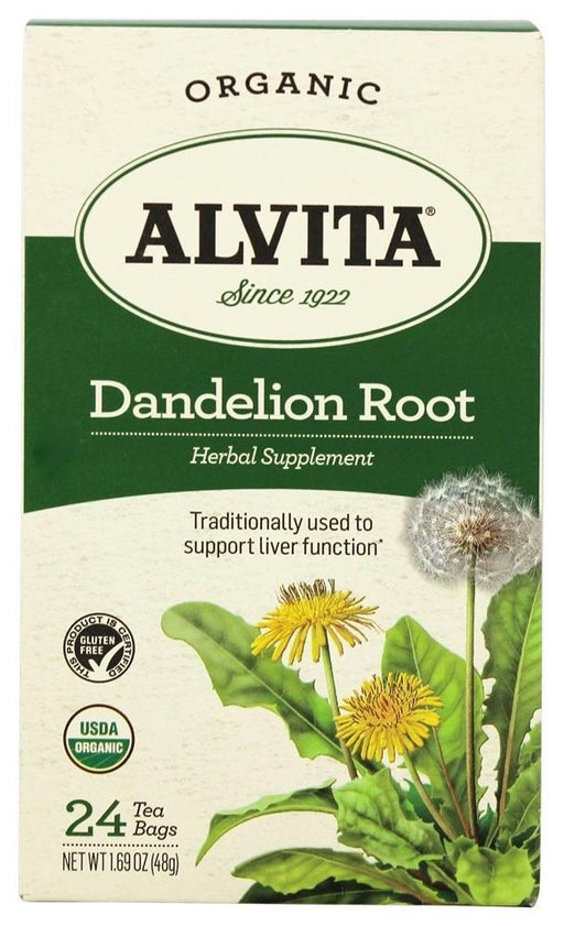 Alvita: Organic Dandelion Root Tea, 24 Tea Bags