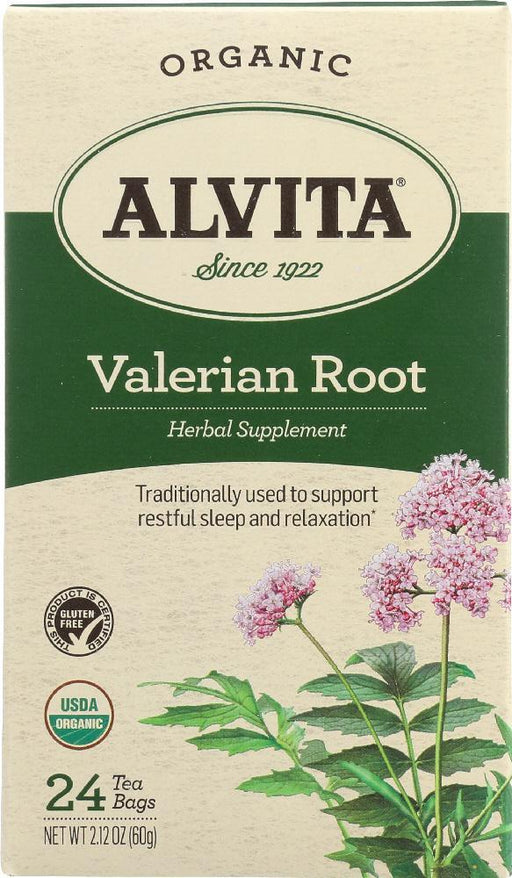 Alvita: Teas Organic Valerian Root Caffeine Free 24 Tea Bags, 2.12 Oz