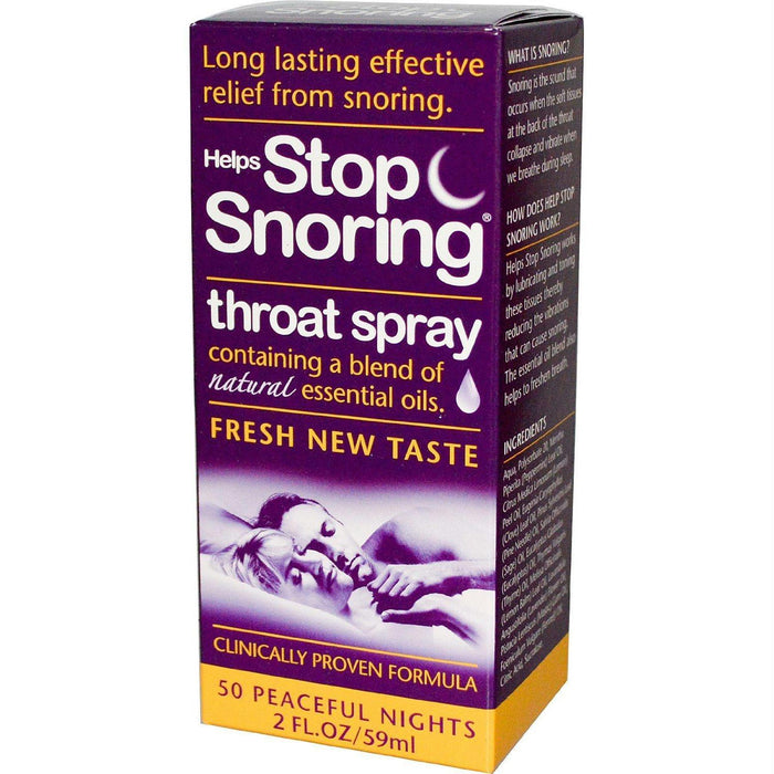 Essential Health: Helps Stop Snoring Throat Spray, 2 Oz