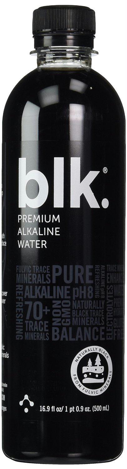 Blk Beverages: Premium Alkaline Water Naturally Black, 16.9 Oz