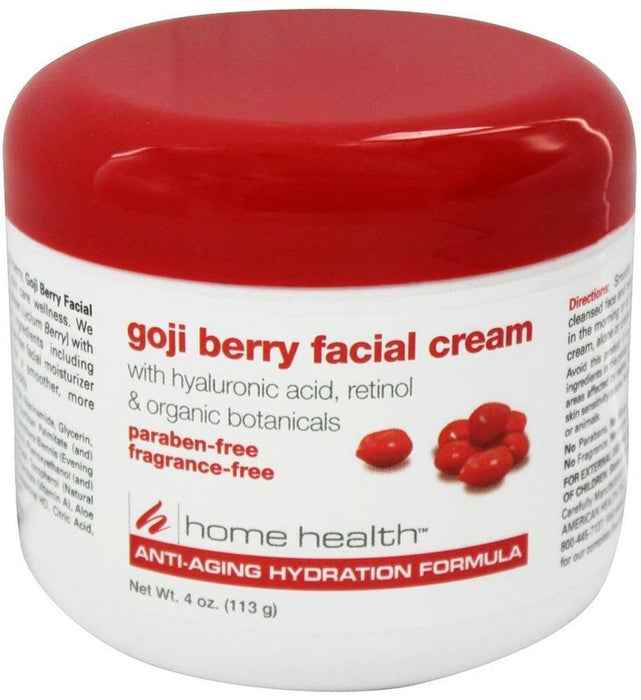 Home Health: Goji Berry Fragrance Free Facial Cream, 4 Oz