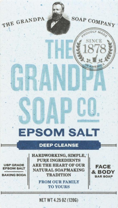 Grandpas: Soap Bar Epsom Salt (4.250 Oz)