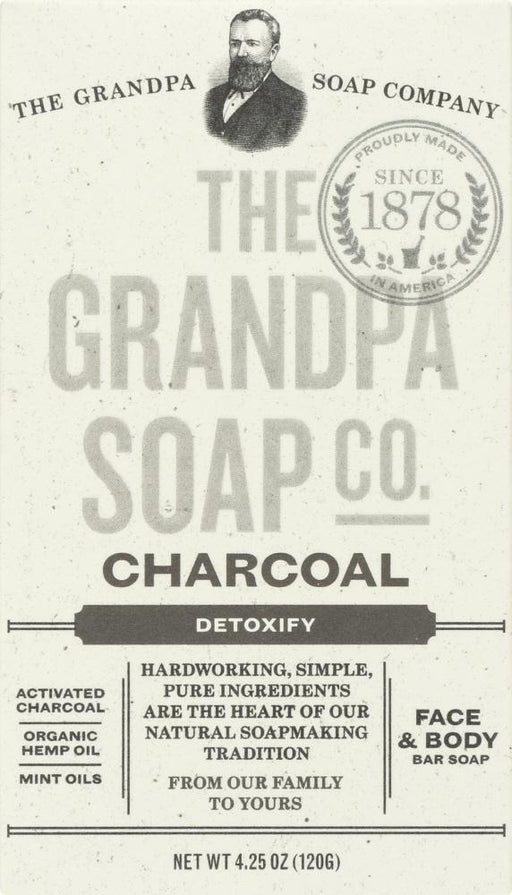 Grandpas: Soap Bar Charcoal (4.250 Oz)