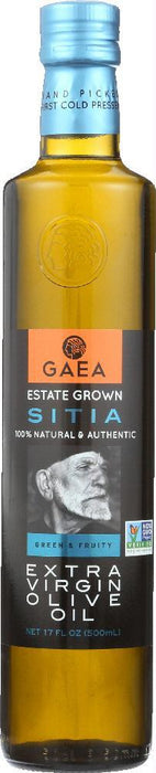 Gaea North America: Sitia Extra Virgin Olive Oil, 17 Oz