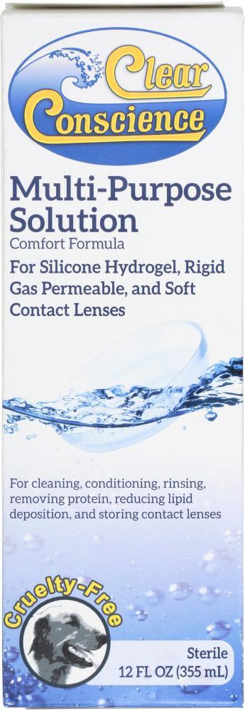 Clear Conscience: Contact Lens Multi Purpose Solution, 12 Oz