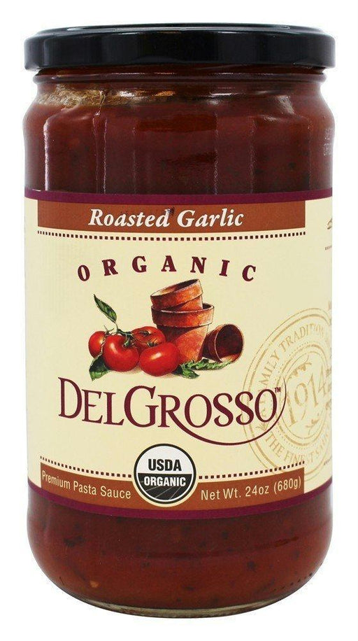 Delgrosso: Organic Roasted Garlic Pasta Sauce, 24 Oz