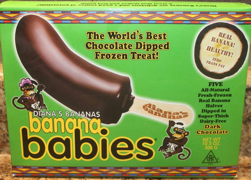 Diana's Banana: Frozen Dark Chocolate Banana Babies, 10.5 Oz