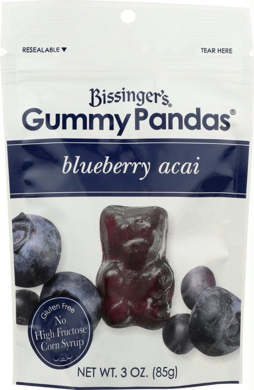 Bissingers: Gummy Panda Blueberry Acai, 3 Oz