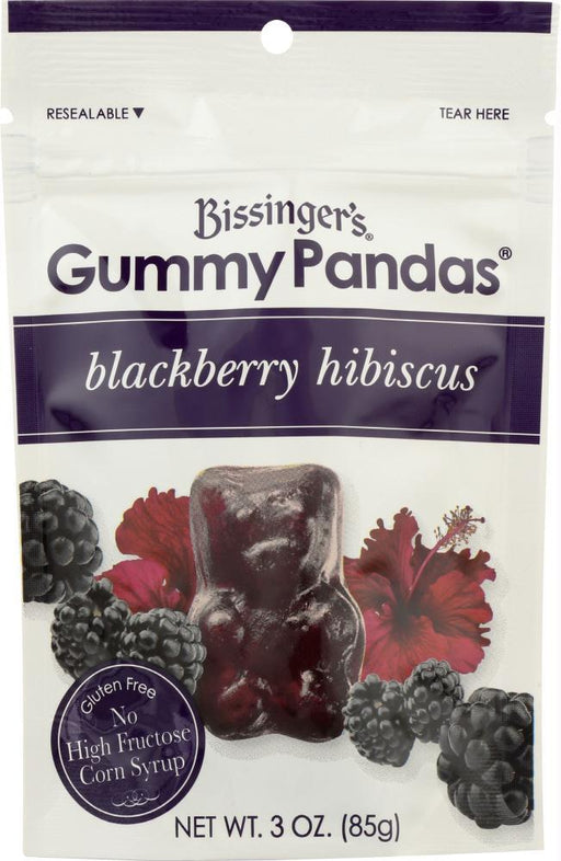 Bissingers: Blackberry Hibiscus Gummy Panda, 3 Oz