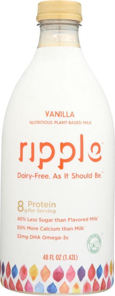 Ripple: Milk Vanilla, 48 Oz