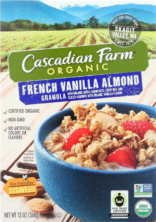 Cascadian Farms: French Vanilla Almond Granola, 13 Oz