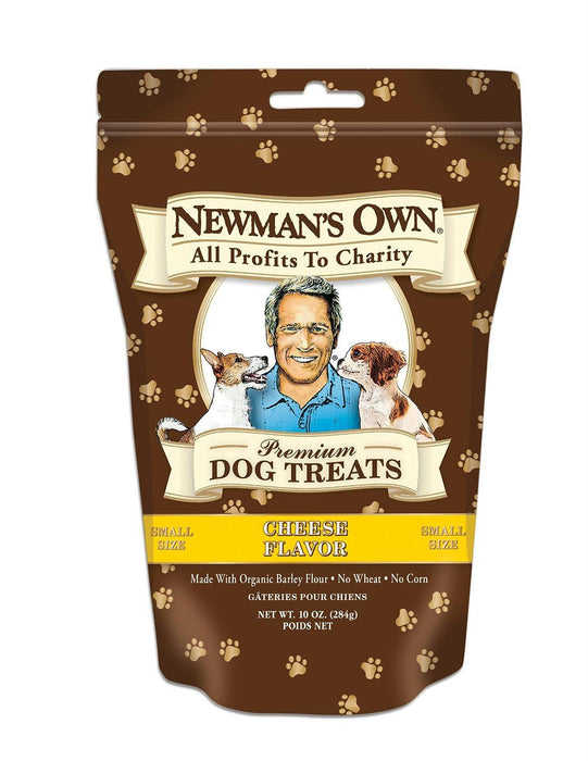 Newman's Own: Premium Dog Treats Cheese Small Size, 10 Oz