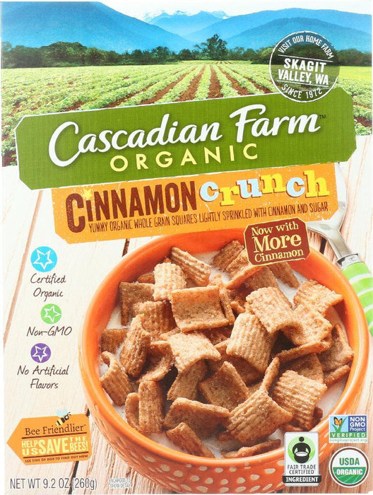 Cascadian Farm: Cinnamon Crunch Cereal, 9.2 Oz