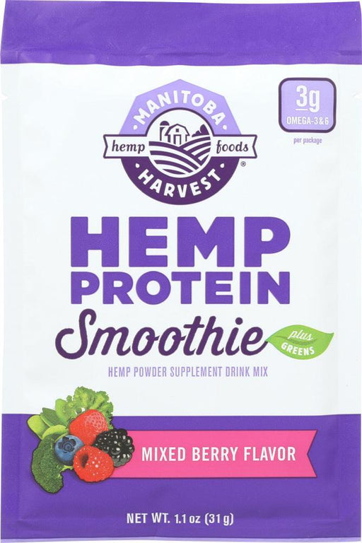 Manitoba Harvest: Hemp Protein Smoothie Mixed Berry, 1.1 Oz