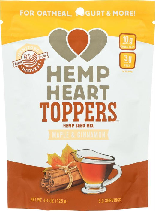 Manitoba Harvest: Hemp Heart Toppers Maple & Cinnamon, 4.4 Oz