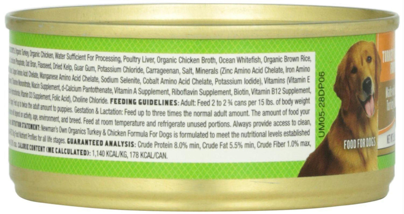 Newman's Own: Premium Dog Food Turkey And Chicken Formula, 5.5 Oz