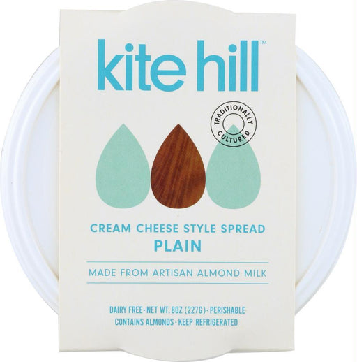 Kite Hill: Cream Cheese Plain, 8 Oz