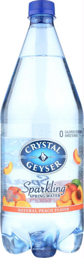 Crystal Geyser: Water Spring Peach, 1.25 L